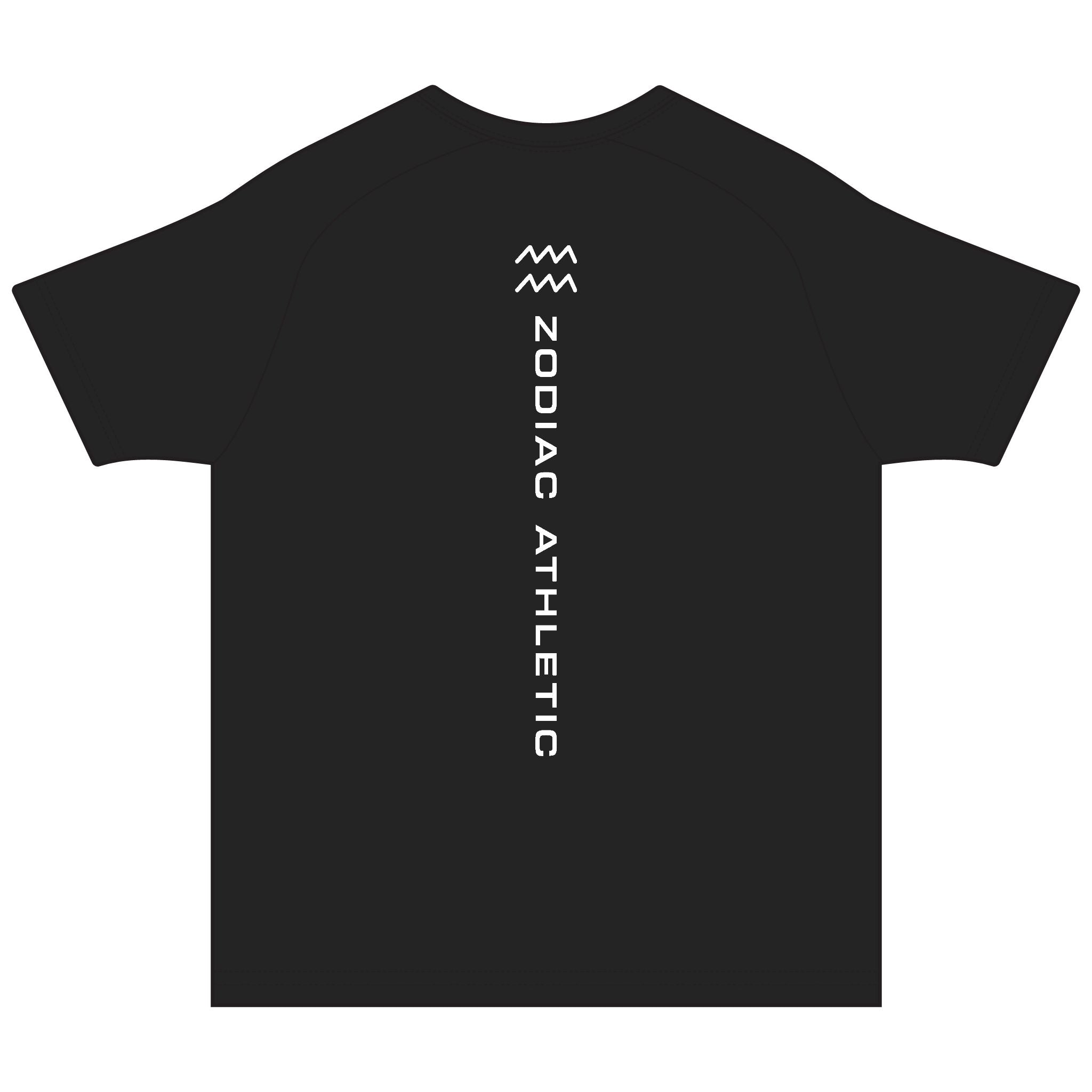 Aquarius Zodiac Performance Tee | Premium Athletic Gymwear | Zodiac Café