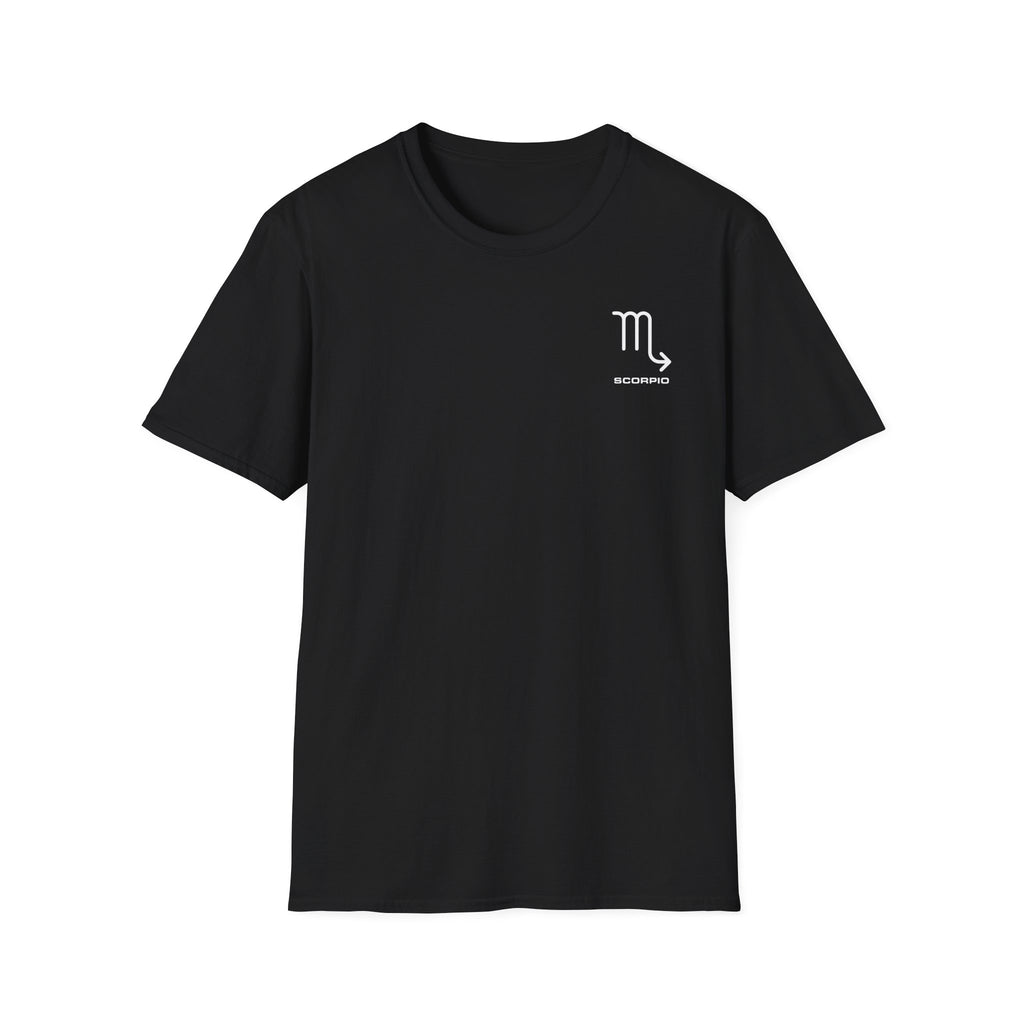 Scorpio Zodiac T-Shirt — Minimal Scorpio Symbol Tee