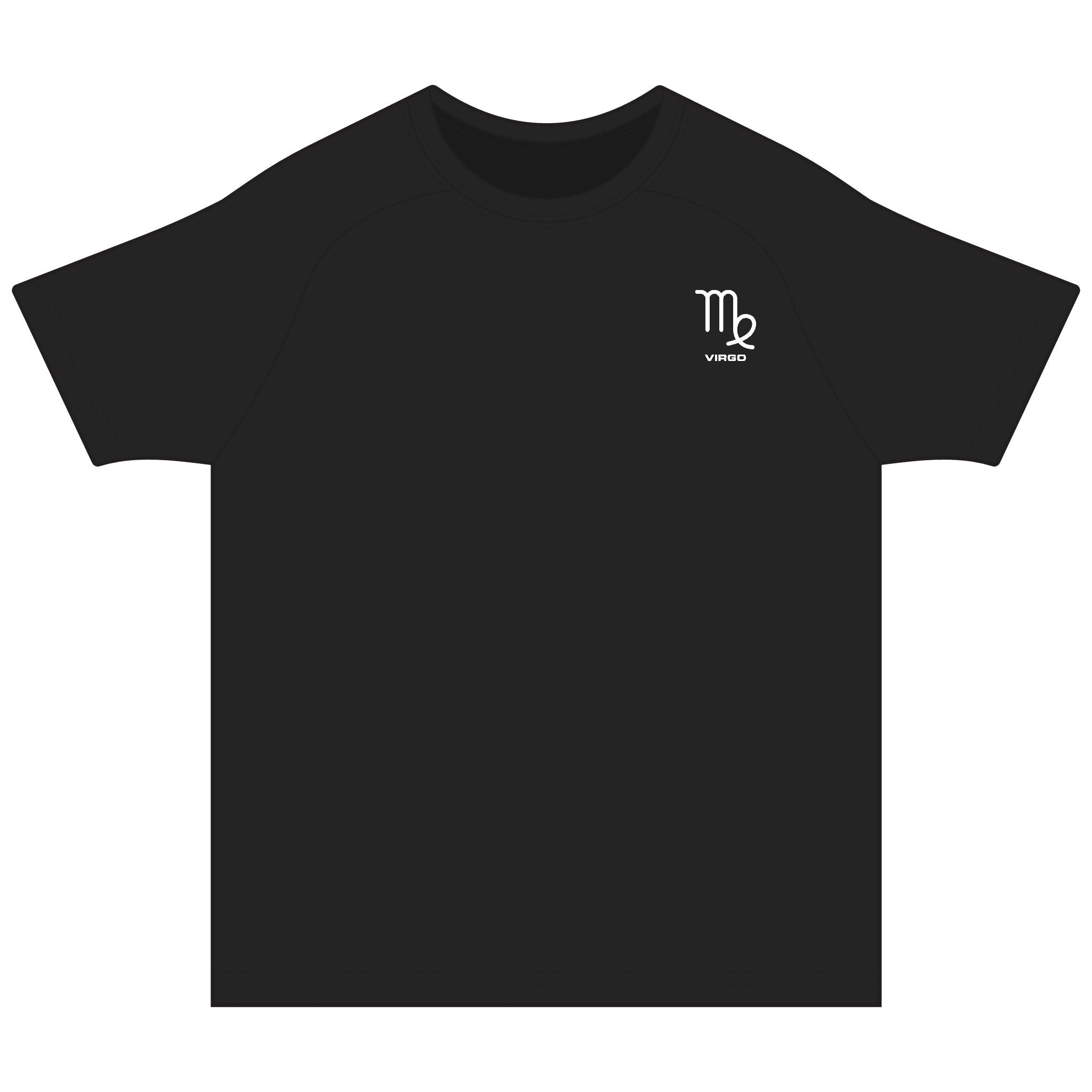 Virgo Zodiac Performance Tee | Premium Athletic Gymwear | Zodiac Café