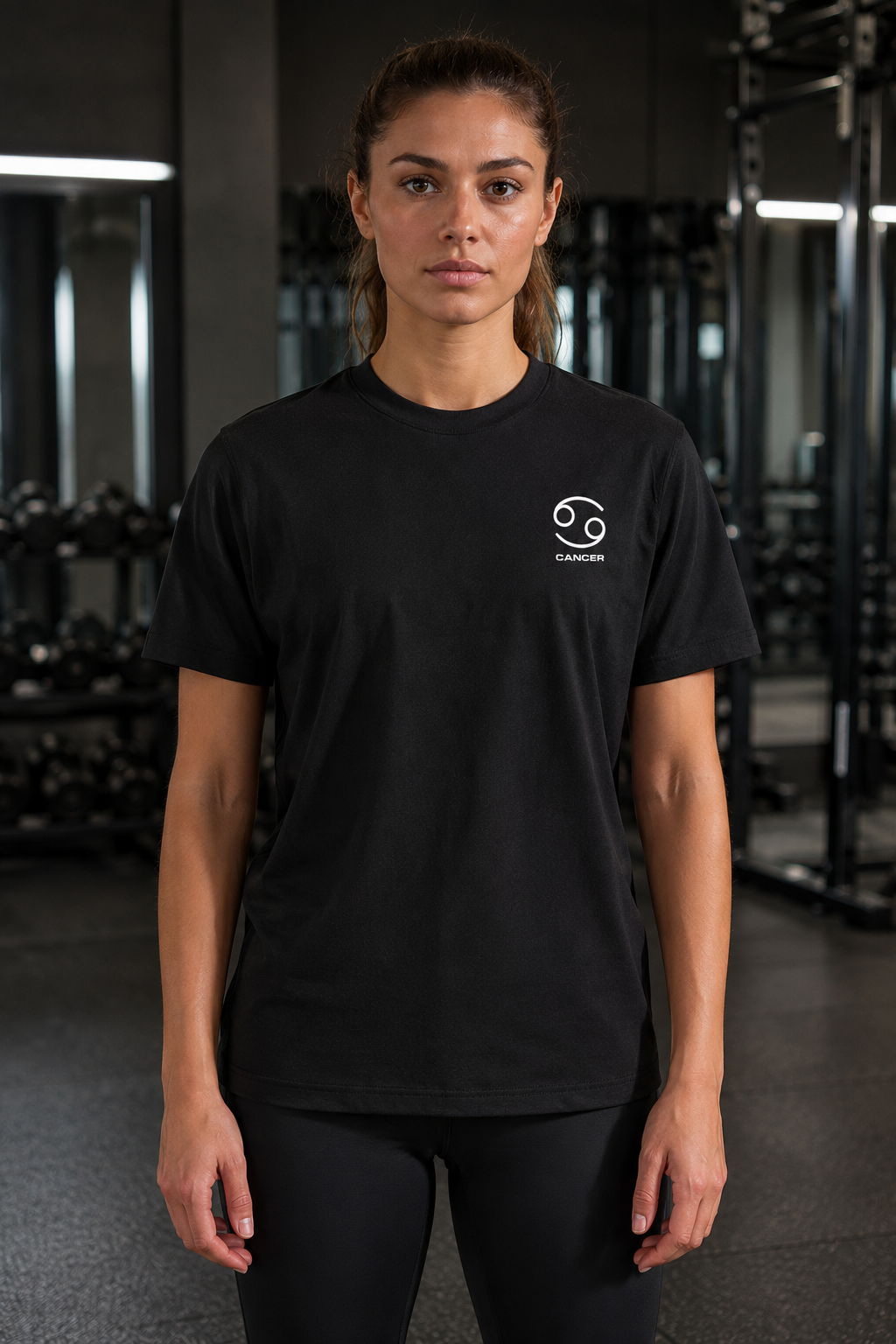 Cancer Zodiac Performance Tee | Premium Athletic Gymwear | Zodiac Café