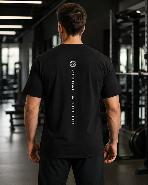 Cancer Zodiac Performance Tee | Premium Athletic Gymwear | Zodiac Café