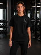 Taurus Zodiac Performance Tee | Premium Athletic Gymwear | Zodiac Café