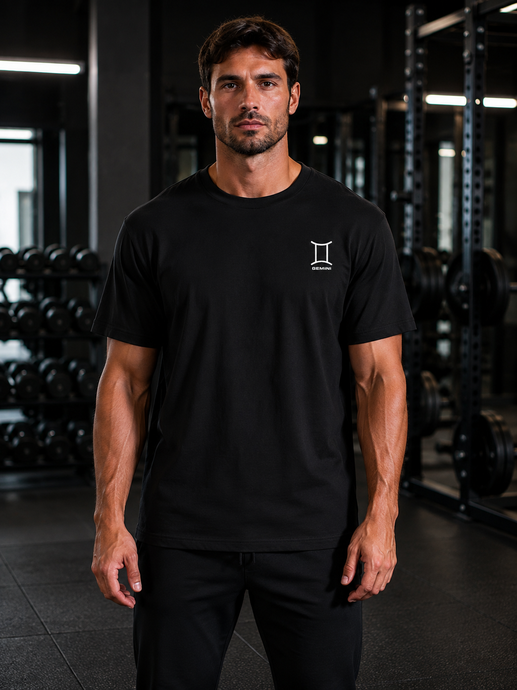 Gemini Zodiac Performance Tee | Premium Athletic Gymwear | Zodiac Café