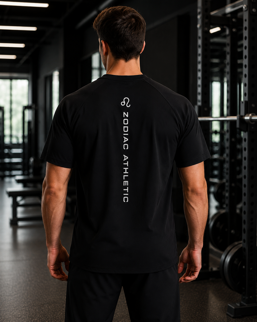 Leo Zodiac Performance Tee | Premium Athletic Gymwear | Zodiac Café