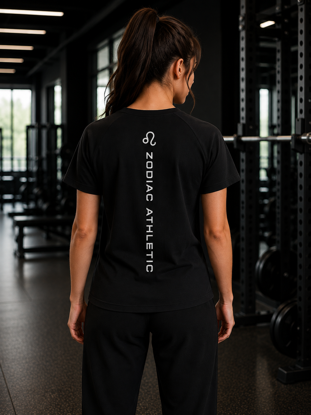 Leo Zodiac Performance Tee | Premium Athletic Gymwear | Zodiac Café