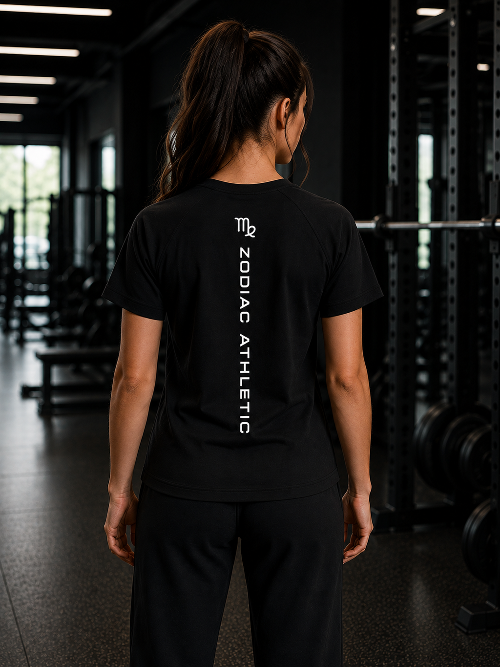 Virgo Zodiac Performance Tee | Premium Athletic Gymwear | Zodiac Café
