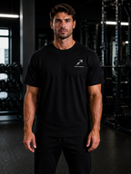 Sagittarius Zodiac Performance Tee | Premium Athletic Gymwear | Zodiac Café