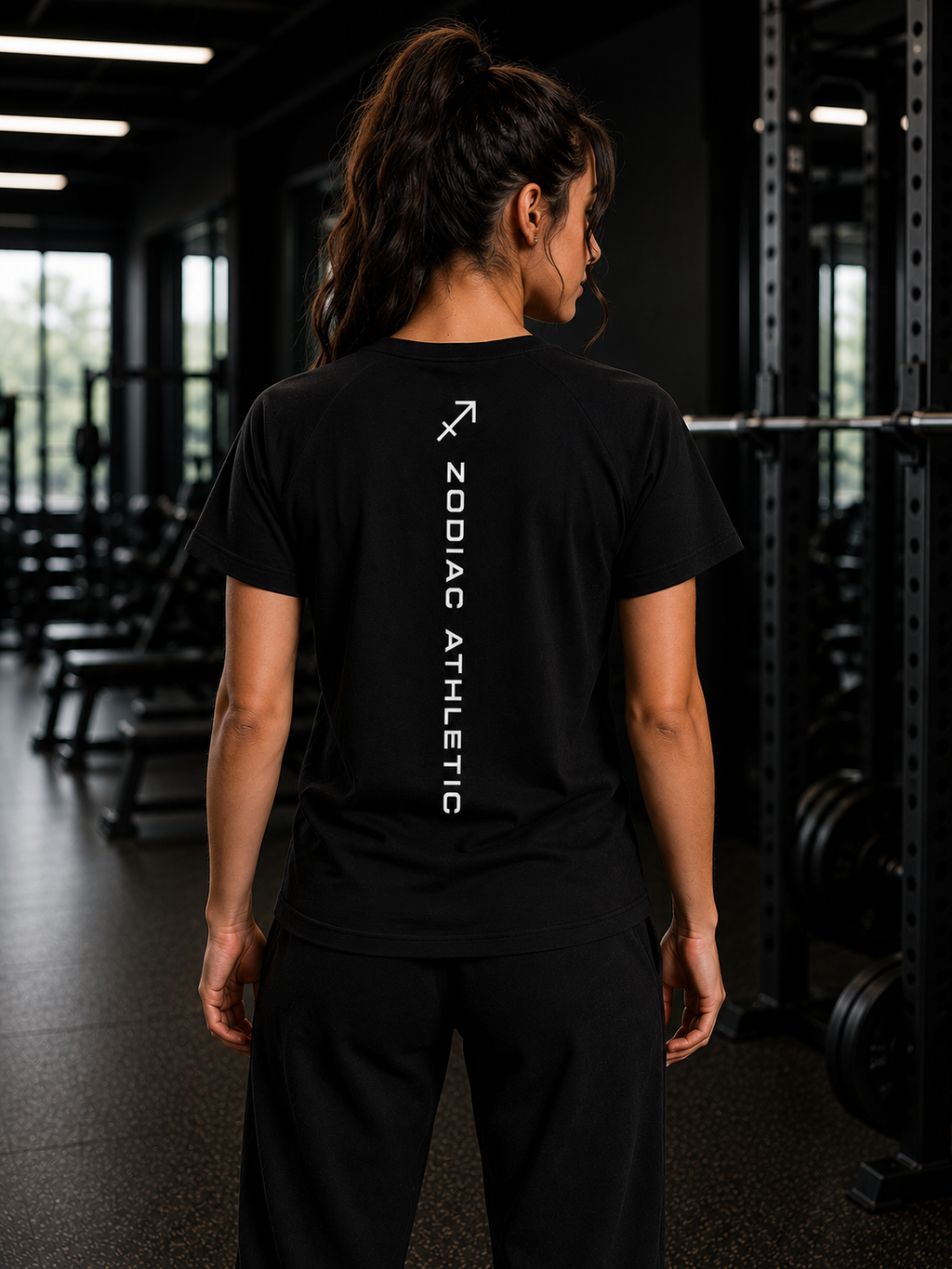 Sagittarius Zodiac Performance Tee | Premium Athletic Gymwear | Zodiac Café
