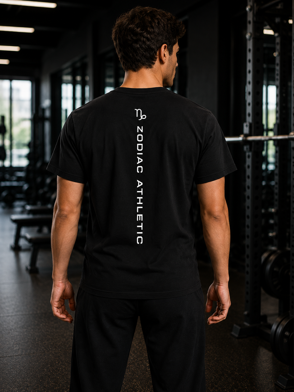 Capricorn Zodiac Performance Tee | Premium Athletic Gymwear | Zodiac Café