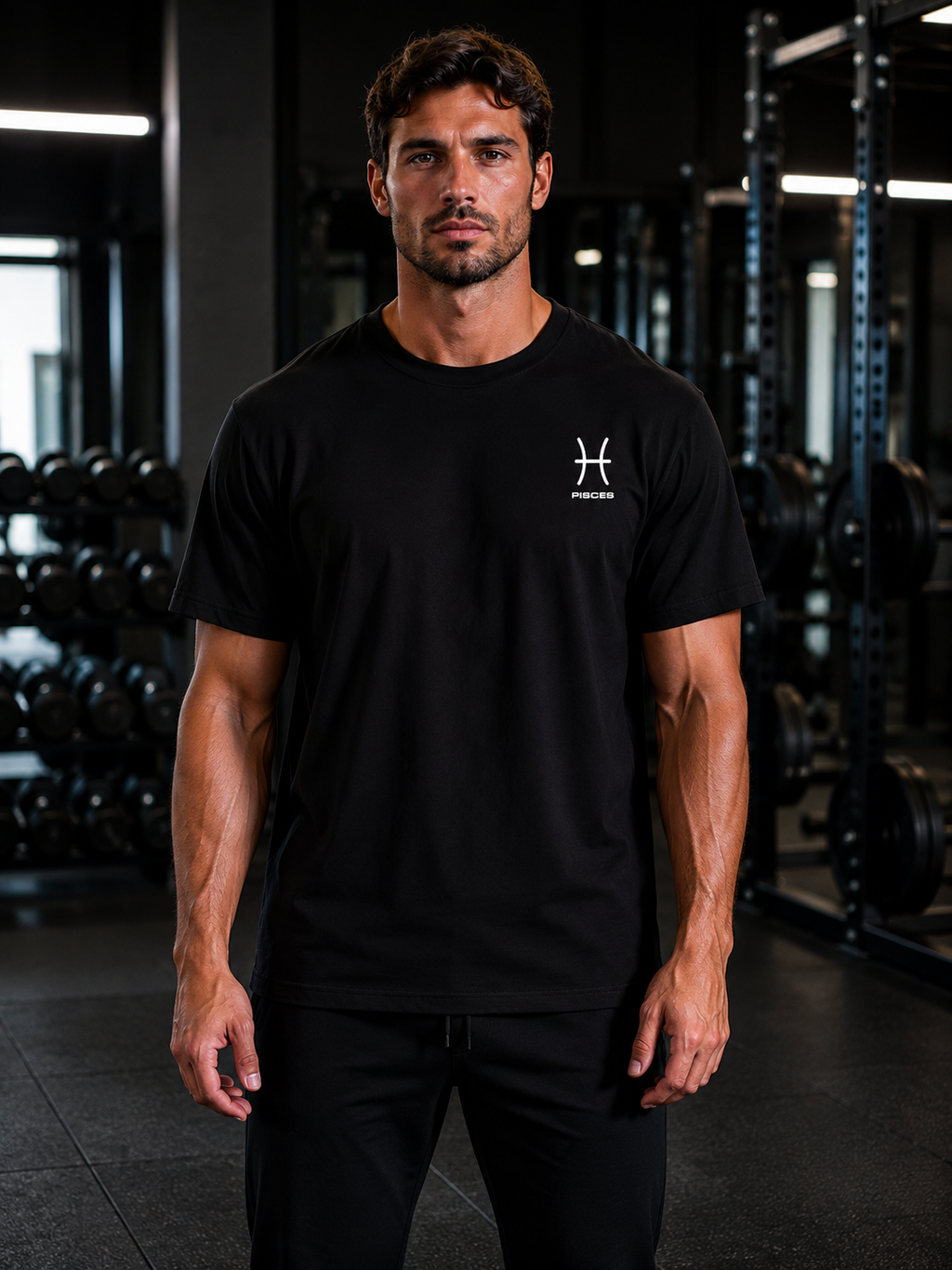 Pisces Zodiac Performance Tee | Premium Athletic Gymwear | Zodiac Café