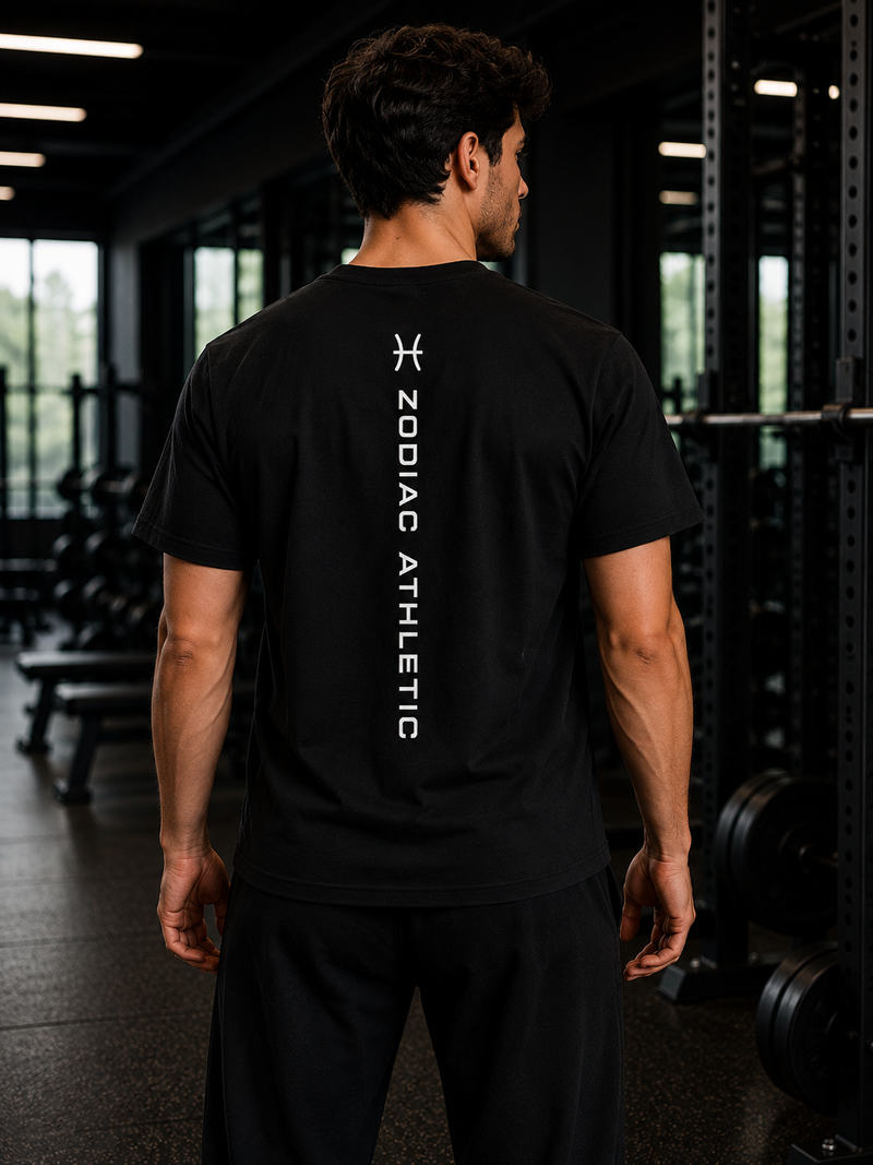 Pisces Zodiac Performance Tee | Premium Athletic Gymwear | Zodiac Café