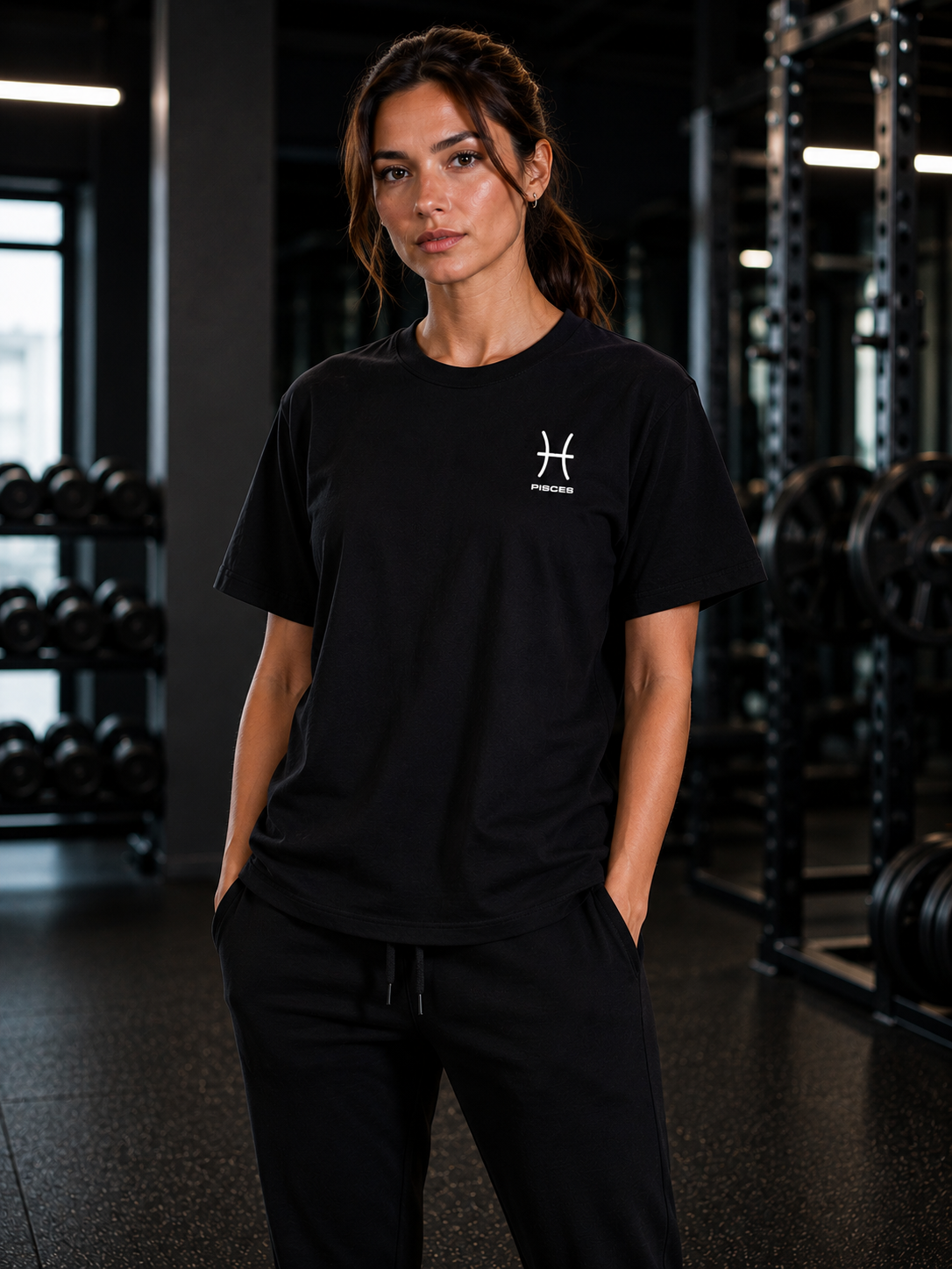 Pisces Zodiac Performance Tee | Premium Athletic Gymwear | Zodiac Café